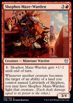 Skophos Maze-Warden - Theros Beyond Death (Uncommon) [THB-153] Hover Image