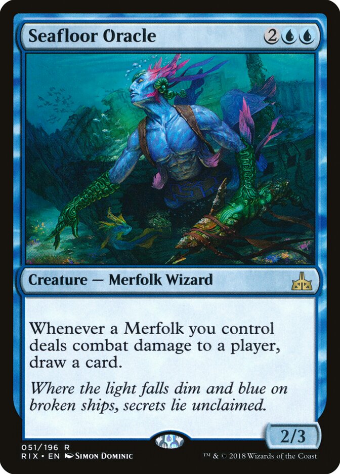 Seafloor Oracle - Rivals of Ixalan (Rare) [RIX-51] Hoofdafbeelding