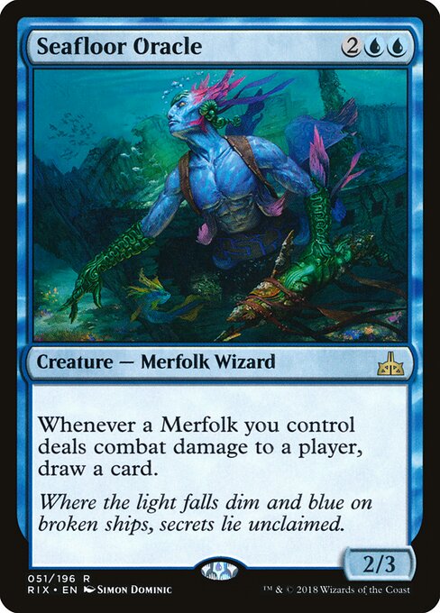 Seafloor Oracle – Rivals of Ixalan (RIX-51) Magic: The Gathering card