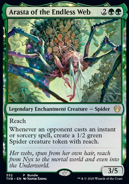 Arasta of the Endless Web (V.1) - Theros Beyond Death: Promos (Rare) [PTHB-352] Main image