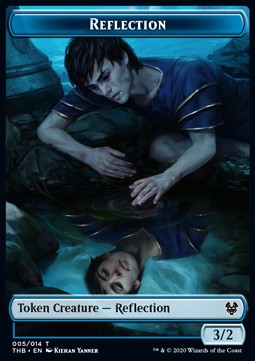 Reflection Token (Blue 3/2) - Theros Beyond Death: Extras (Token) [XTHB-T05] Imagen principal del producto