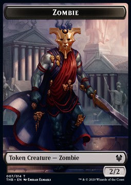 Zombie Token (Black 2/2) - Theros Beyond Death: Extras (Token) [XTHB-T07]