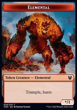 Elemental Token (Red */1) - Theros Beyond Death: Extras (Token) [XTHB-T08] Imagen principal del producto