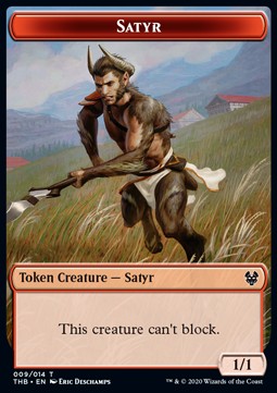 Satyr Token (Red 1/1) - Theros Beyond Death: Extras (Token) [XTHB-T09] Imagen principal del producto