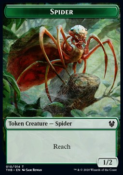 Spider Token (Green 1/2) - Theros Beyond Death: Extras (Token) [XTHB-T10] Imagen principal del producto