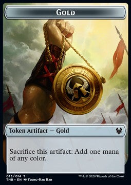 Gold Token - Theros Beyond Death: Extras (Token) [XTHB-T13] Imagen principal del producto