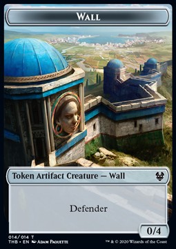 Wall Token (Artifact 0/4) - Theros Beyond Death: Extras (Token) [XTHB-T14]