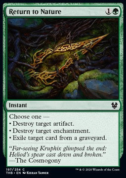 Return to Nature - Theros Beyond Death (Common) [THB-197] Hover Image