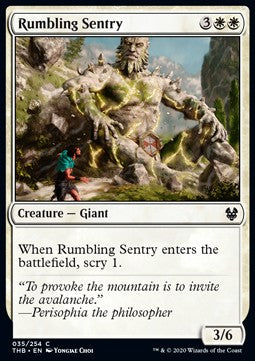 Rumbling Sentry - Theros Beyond Death (Common) [THB-35] Hauptbild