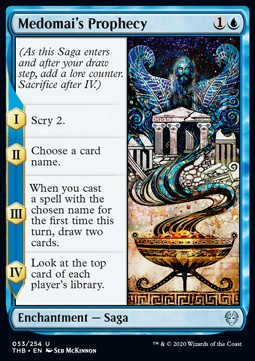 Medomai's Prophecy - Theros Beyond Death (Uncommon) [THB-53] Immagine principale del prodotto
