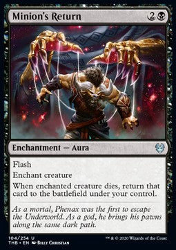 Minion's Return - Theros Beyond Death (Uncommon) [THB-104] Imagen principal del producto