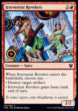 Irreverent Revelers - Theros Beyond Death (Common) [THB-143] Imagen principal del producto
