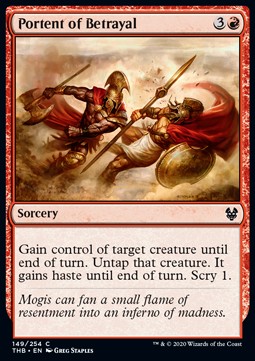 Portent of Betrayal - Theros Beyond Death (Common) [THB-149] Hover Image