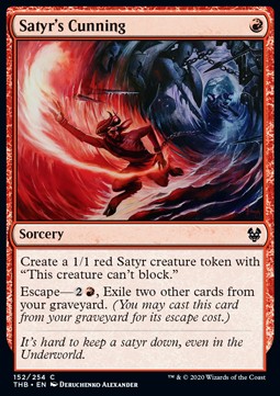 Satyr's Cunning - Theros Beyond Death (Common) [THB-152] Imagen principal del producto