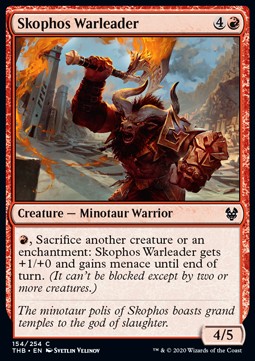 Skophos Warleader - Theros Beyond Death (Common) [THB-154] Hover Image