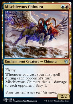 Mischievous Chimera - Theros Beyond Death (Uncommon) [THB-223] Immagine principale del prodotto