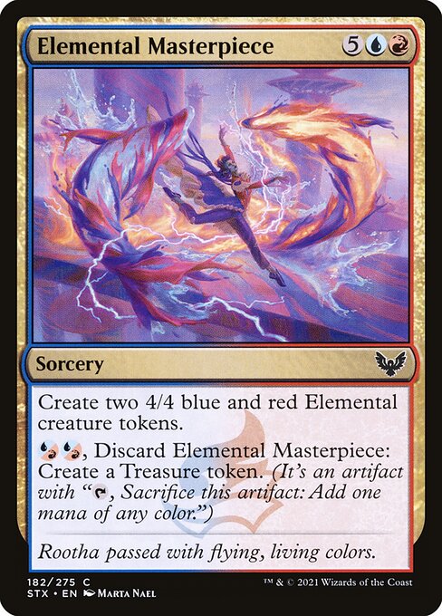 Elemental Masterpiece – Strixhaven: School of Mages (STX-182) Magic: The Gathering card | LC-REM-20260804-15909431017804-4331a7a6-e98e-4517-b0f9-ace379426a94 Hoofdafbeelding