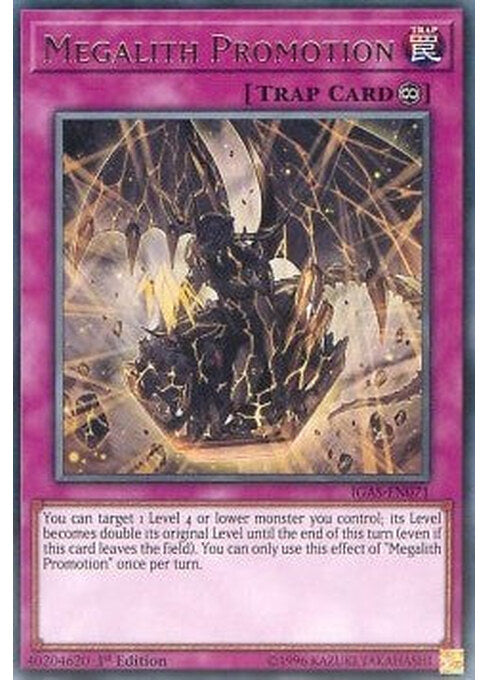 Megalith Promotion — Ignition Assault (IGAS-071) Yu-Gi-Oh! card Main image