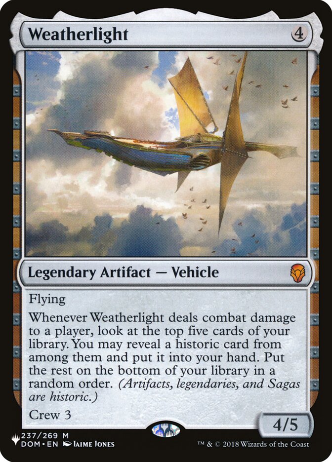 Magic-kaart Weatherlight PLST-DOM-237 uit The List (Mythic) Imagen principal del producto