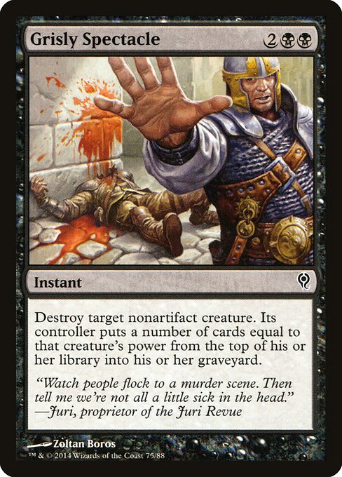 Grisly Spectacle – Duel Decks: Jace vs. Vraska (DDM-75) Magic: The Gathering card
