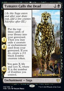 Tymaret Calls the Dead (V.2) - Theros Beyond Death: Promos (Rare) [PTHB-118] Main image