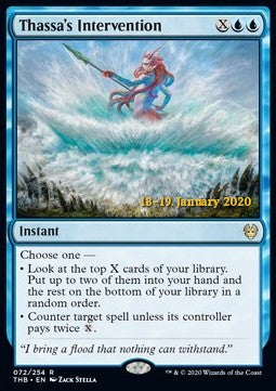 Thassa's Intervention (V.2) - Theros Beyond Death: Promos (Rare) [PTHB-72] Main image