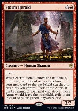 Storm Herald (V.2) - Theros Beyond Death: Promos (Rare) [PTHB-156]