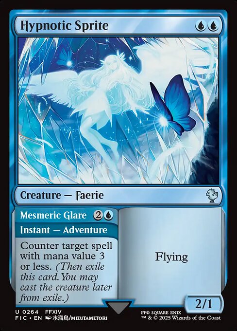Hypnotic Sprite // Mesmeric Glare – Final Fantasy Commander (FIC-264) Magic: The Gathering card | LC-REM-20260804-15339585765708-4358fcf2-e07c-4a0f-8f69-5d0f83adeb20