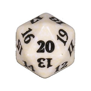 Game Night 2019: D20 Die (White) - Game Night 2019