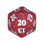 Game Night 2019: D20 Die (Red) - Game Night 2019