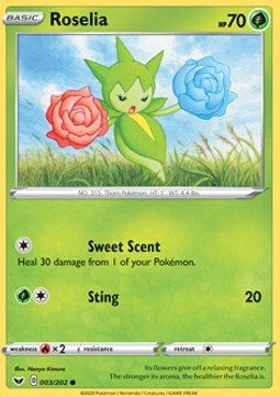 Roselia - Sword & Shield (Common) [SSH-3] Hover Image