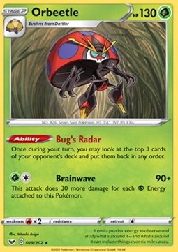 Orbeetle - Sword & Shield (Rare) [SSH-19] Immagine principale del prodotto