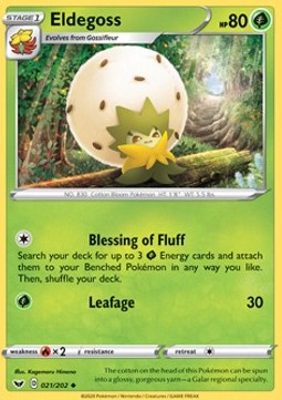 Eldegoss - Sword & Shield (Uncommon) [SSH-21] Hover Image