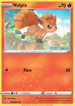 Vulpix - Sword & Shield (Common) [SSH-22] Immagine principale del prodotto