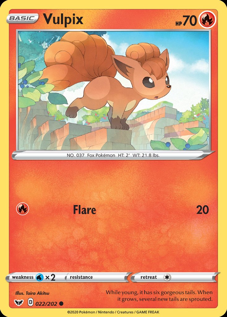 Vulpix - Sword & Shield (Common) [SSH-22] Immagine principale del prodotto