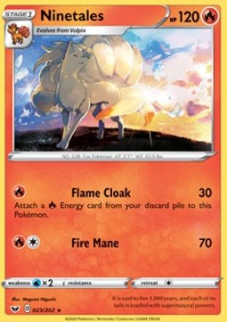 Ninetales - Sword & Shield (Rare) [SSH-23] Immagine principale del prodotto