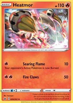 Heatmor - Sword & Shield (Uncommon) [SSH-26] Immagine principale del prodotto