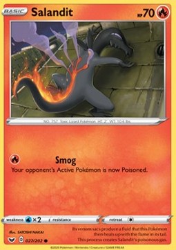 Salandit - Sword & Shield (Common) [SSH-27] Main image