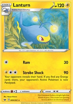 Lanturn - Sword & Shield (Rare) [SSH-69] Imagen principal del producto