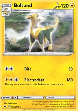 Boltund - Sword & Shield (Holo Rare) [SSH-76] Imagen principal del producto