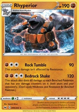 Rhyperior - Sword & Shield (Holo Rare) [SSH-99] Main image