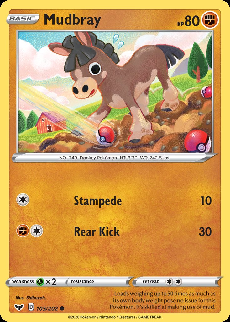 Mudbray - Sword & Shield (Common) [SSH-105] Immagine principale del prodotto