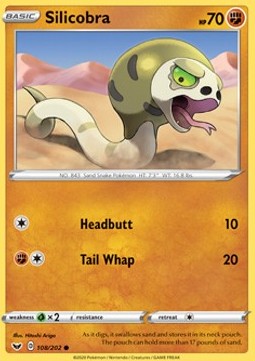 Silicobra - Sword & Shield (Common) [SSH-108] Hover Image