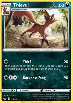 Thievul - Sword & Shield (Rare) [SSH-126] Main image