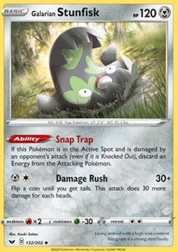 Galarian Stunfisk - Sword & Shield (Uncommon) [SSH-132] Hover Image