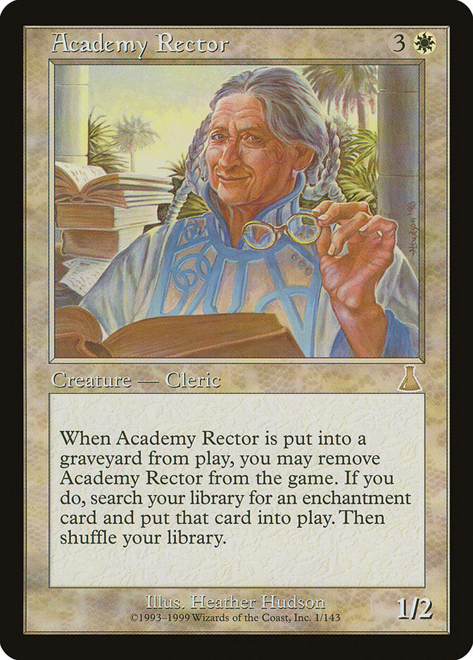 Magic-kaart Academy Rector UDS-1 uit Urza's Destiny (Rare) Hoofdafbeelding