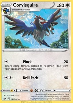 Corvisquire - Sword & Shield (Uncommon) [SSH-151] Hover Image