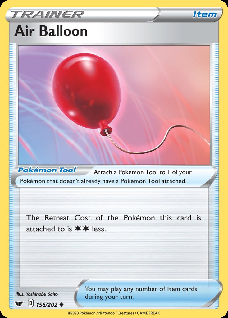 Air Balloon - Sword & Shield (Uncommon) [SSH-156] Image principale du produit