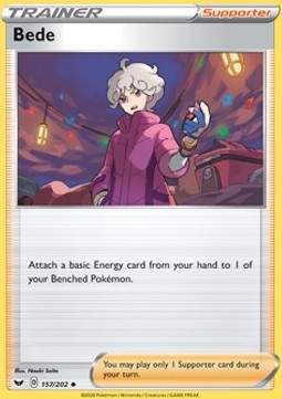 Bede - Sword & Shield (Uncommon) [SSH-157] Main image