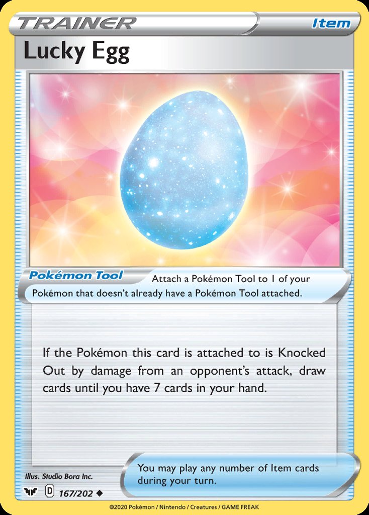 Lucky Egg - Sword & Shield (Uncommon) [SSH-167] Immagine principale del prodotto